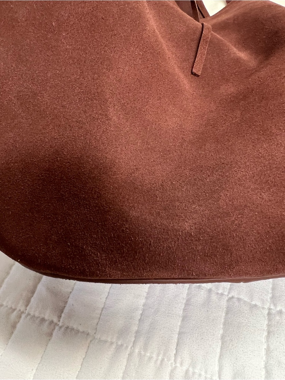 J. Crew Suede Berkley Bucket Bag in Brown NWT - Picture 12 of 13
